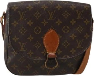 Louis Vuitton Pre-owned Cross Body Bags, female, Brown, Size: ONE SIZE Pre-owned Vintage Canvas Cross Body Bag
