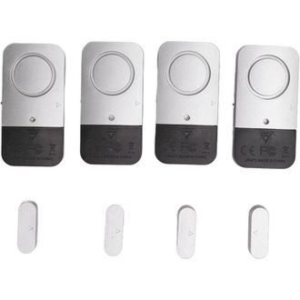 OEM Alarma De Seguridad Para Puertas, Alarma Para Ventanas/puertas De 120 Db, 4 Unidades Para Hoteles - Crezuo