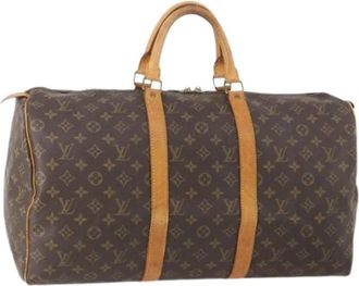 Louis Vuitton Pre-owned Weekend Bags, female, Brown, Size: ONE SIZE Pre-owned Boston Bag