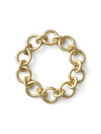 Shihara 18kt yellow gold Link 02 ring - women - 18kt Yellow Gold - 15