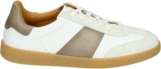 Magnanni Casual witte leren sneakers - Heren - Sneakers - Beige - 43 EU - Leer - Schoenen
