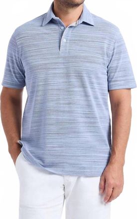 Robert Graham Bogner Short Sleeve Polo Shirt In Light Blue
