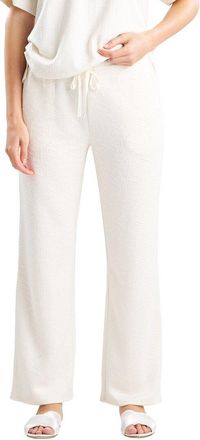 Natori Quilted Geo Knit Jacquard Straight Leg Pant