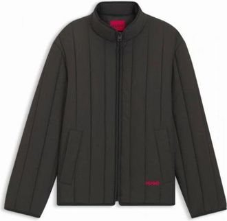 HUGO BOSS Brenoto 2611 Jacket - Heren - Zomerjassen - Zwart - L - Leer - Jassen