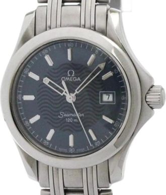 Omega Pre-owned Watches, female, Blue, Size: ONE SIZE Pre-owned Vintage Watch