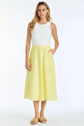 Drew Alaia Twofer Dress In Sun
