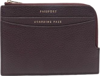 Aspinal of London Portafoglio con zip - Viola