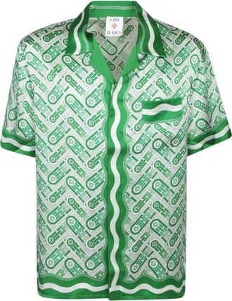 Casablanca Hombre, Camisas, Verde, Talla: M