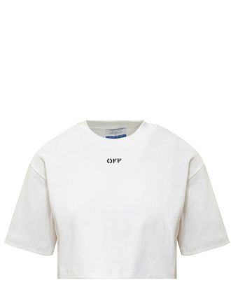 Off-white Cropped Off T-Shirt