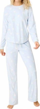 PJ Salvage Apres All Day Pajama Set In Blue Whisper