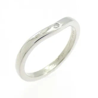 Cartier Platinum Platinum 950 Band Ring (Pre-Owned)