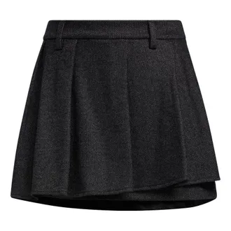 adidas (WMNS) adidas Wool Blended Front Pleated Skirt Asia Sizing Black HZ6099