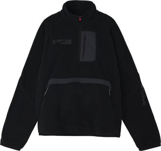 Nike x Travis Scott Half Zipper Pocket Stand Collar Top Black DM1284-010