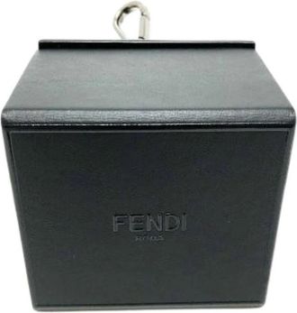 Fendi Pre-owned Keyring Charm - Dames - Vintage Accessoires - Zwart - ONE Size - Leer - Vintage