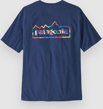 Patagonia Unity Fitz Responsibili T-Shirt blau