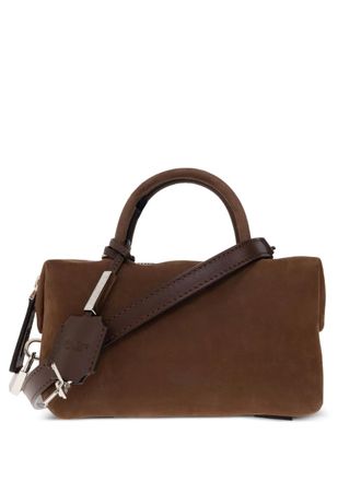 Max Mara small Holdall suede tote bag - women - Calf Leather - One Size - Brown