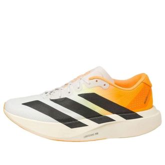 adidas Adizero Evo SL Crystal White Lucid Tangerine Iron Metallic KJ2521