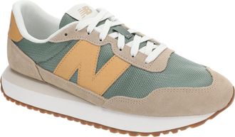 New Balance Mens 237 V1 Sneaker, Dark Juniper/Dried Apricot, 10 UK