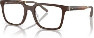 Oliver Peoples 52mm Rectangle optical glasses in Brown at Nordstrom