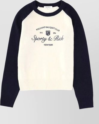 Sporty & Rich cashmere sweatshirt