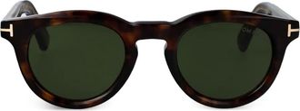Tom Ford Eyewear Occhiali da sole tondi - Marrone