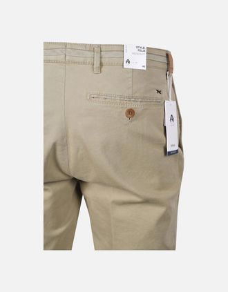 Brax Mens Brax Felix C Cotton Chino Khaki - Green - Size: 38