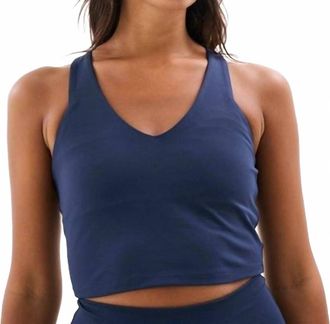 P.E Nation Full Count Sport Bra In Blue