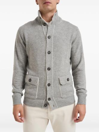 KANGRA button-closure cardigan - Grey