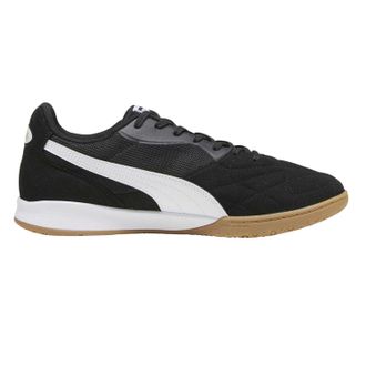 Puma Heren Logo Laaggesneden Trainers (Zwart, Wit)