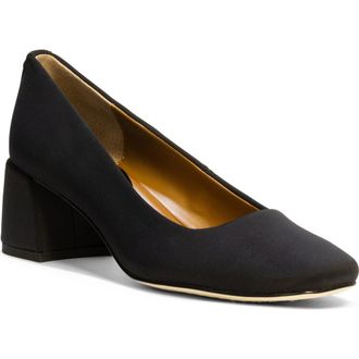Donald J Pliner Square Toe Pump in Black at Nordstrom Rack, Size 5.5