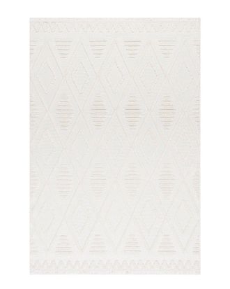 nuLOOM Nuloom Annaka Trellis Fringe Rug