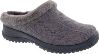 Drew Womens Comfy Clog In Grey Sweater