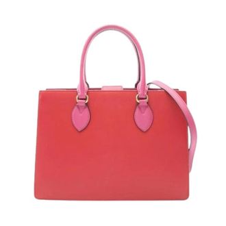 Gucci Pre-owned Handbags, female, Pink, Size: ONE SIZE Pre-owned Handbag