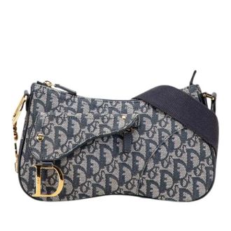 Dior Borsa a tracolla Double Saddle Pre-owned - - Pre-owned - Donna - Blu - ONE SIZE