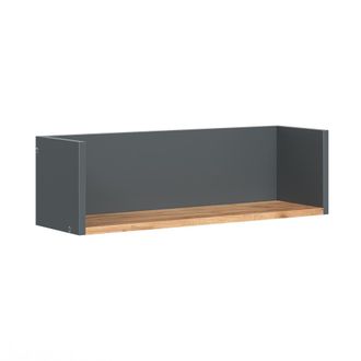 Vicco Estanter&iacute;a De Pared Viktor, Antracita/roble Dorado, 67.8 X 20 Cm