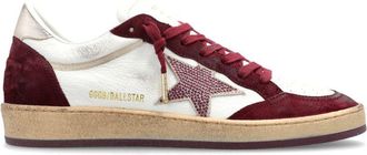 Golden Goose Silk and Nylon Two Tone Sneakers