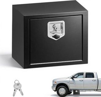 OEM Caja De Almacenaje Para Cami&oacute;n 457x305x356 Mm, Caja De Herramientas De Acero Con Cerradura Y Llaves, Para Debajo De Carrocer&iacute;a Del Cami&oacute;n, Con Asa En 