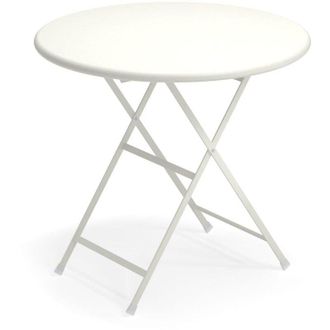 Emu Tavolo Rotondo Arc en Ciel &Oslash;80 cm - Bianco Opaco