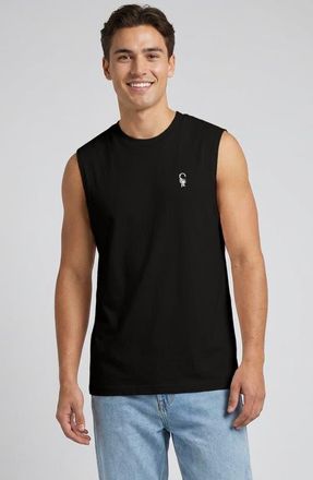 Dalix Astronaut Midweight Jersey Tank in Black at Nordstrom, Size Medium