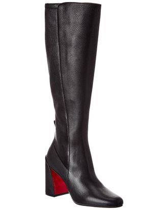 Christian Louboutin Jane Botta 85 Leather Knee-High Boot