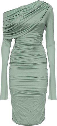 Blumarine Jersey Sabl Midi Dress