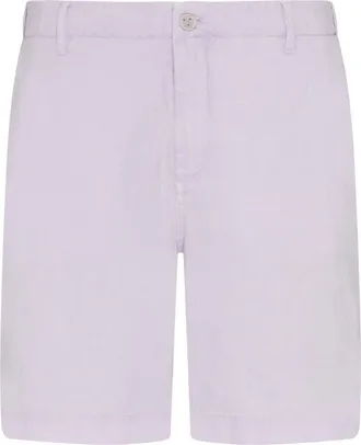 Vilebrequin Men Mineral Dye Linen Bermuda Shorts in Dawn Pink at Nordstrom, Size Xx-Large