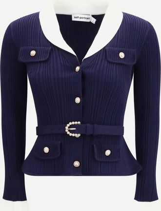 Self Portrait Cardigan a coste Woman L