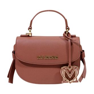 Love Moschino Dames, Tassen, Bruin, Maat: ONE Size Zijde