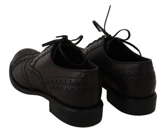Dolce & Gabbana Wingtip Leather Oxford - Black