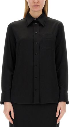 Lanvin Black Classic Solid Shirt