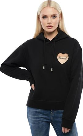 Dsquared2 Black Embellished Hood Sweatshirt