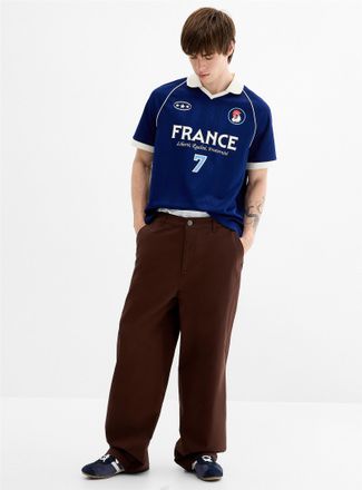 Djab Mens Stretch recycled cotton chinos Camden fit - Baggy