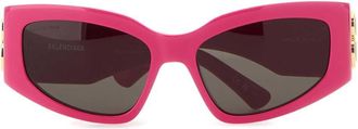 Balenciaga Womens Cat-Eye Acetate Sunglasses Pink