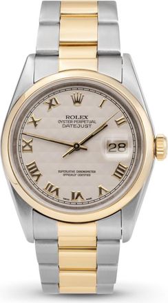 Rolex Pre-owned Rolex Datejust Automatic Chronometer White Dial Unisex Watch 16203 WRO